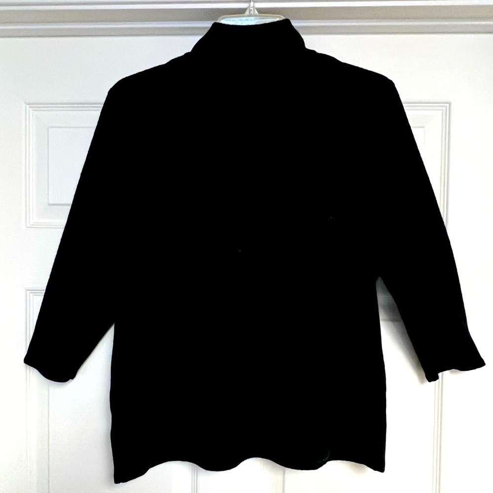 Designer's Originals Luxe 3/4 Sleeve Mock Neck Sweater Size Petite PXL - Picture 3 of 9